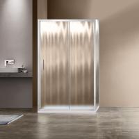 Душевой уголок, прямоугольный VSR-1G9011CH 1100х900х1900 профиль хром стекло шиншилла VINCEA