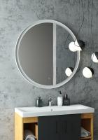 Зеркало с подсветкой ART&MAX Napoli AM-Nap-800-DS-F-White ART&MAX