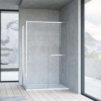 Душевой уголок квадратный/прямоугольный Slim Soft VSR-1SS1011CL 1100x1000x2000 цвет хром стекло прозрачное Vincea