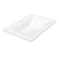 Раковина из искусственного камня  для серии Mia VCB-3M650W 650х450х140 цвет  белый VINCEA