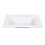 Раковина из искусственного камня   Mia  VCB-3M650W 650х450х140 цвет белый Vincea