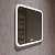Зеркало LED VLM-2A800-2W 800x680 c сенсорным выключателем и диммером, часы+антизапотевание, , шт Vincea
