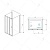Душевой уголок RGW PA-73-1 (PA-13 + Z-060-2) прямоугольный  170* 90*195 0608731179-011 профиль Хром стекло Прозрачное 5 мм RGW